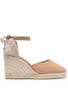 Castaã±er 85mm Carina Espadrilles In Beige