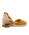 Castaã±er `carina/8/002` Wedge Espadrilles In Brown