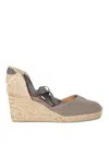 Castaã±er 60mm Carina Wedge In Grey