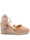 Castaã±er `carina/8/250` Wedge Espadrilles In Pink
