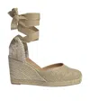 Castañer Chiara 8 Lurex Espadrilles In Nude