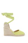 Castaã±er Carina Yellow Wedge Espadrilles