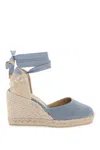 Castaã±er Bianca Canvas Ankle-strap Espadrille Sandals