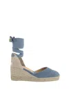 Castaã±er Bianca Canvas Ankle-strap Espadrille Sandals