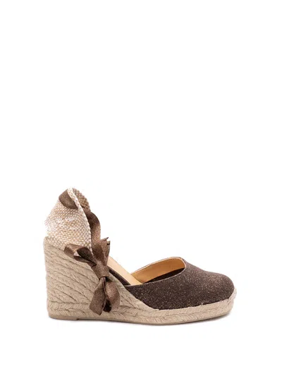 Castaã±er `carina/8/032` Wedge Espadrilles In Brown