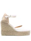 Castaã±er Castañer Chiarita Wedges In White