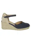 Castaã±er Carina Canvas Espadrilles In Azul Oscuro