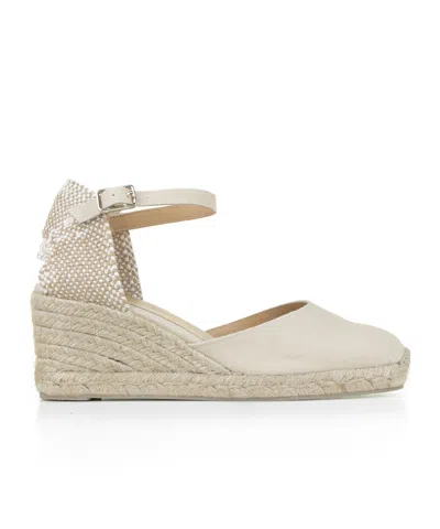 Castaã±er Carol 60mm Wedge Espadrilles In Nude