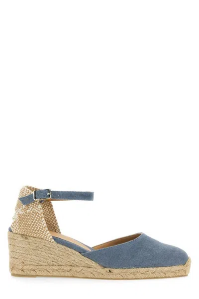 Castaã±er 70mm Carol Espadrilles In Nude