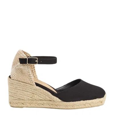 CASTAÃ±ER CASTAÑER BUCKLE FASTENED MID WEDGE HEELED ESPADRILLES