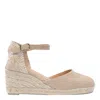 Castaã±er Carol Wedges In Beige