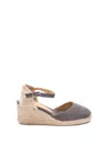 Castaã±er 60mm Carina Wedge In Gray