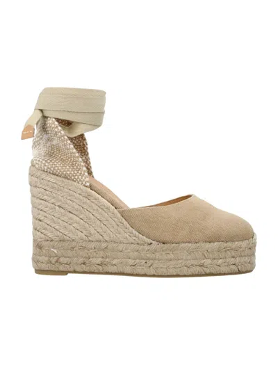 Castaã±er Castaner Carina 8 Canvas Espadrilles In Beige