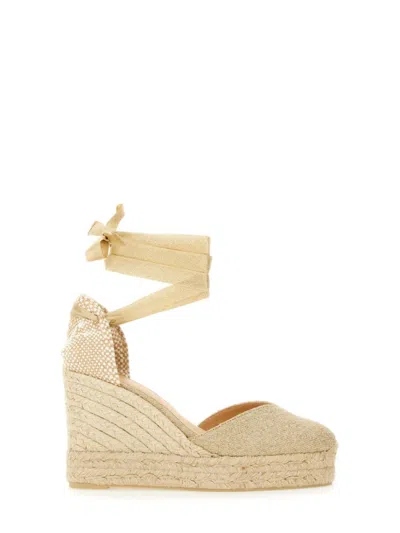 Castañer Espadrille "clear" In Gold