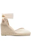 Castaã±er Castañer Carina Canvas Espadrilles In White