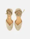 Castaã±er Castaner Cora Gold Wedge Espadrilles In Gold