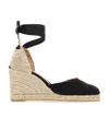 Castaã±er Womens Castaner Carina Cotton-canvas Wedge Espadrilles In Nude