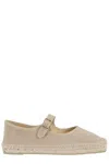 Castaã±er Buckle Ballet Shoes In Animal Print