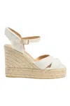 Castaã±er Castaner Sandals Ivory In White