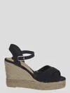 Castaã±er Buckle-fastening Platform Espadrilles In Negro