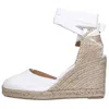 Castaã±er Castaner With Heel White In Bianco Neutri