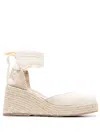 Castaã±er Castañer Bilina Jute Wedge Espadrilles In Beige