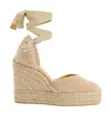 Castaã±er Castañer Woman Espadrilles Sand Size 10 Textile Fibers In Nude