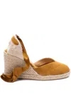 Castaã±er `chiara/8/002` Wedge Espadrilles In Brown