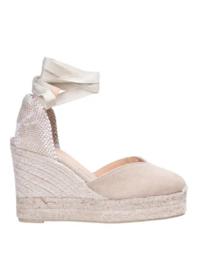 Castaã±er Chiara Espadrilles In Light Beige