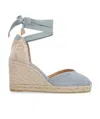 Castaã±er Bianca Canvas Ankle-strap Espadrille Sandals In Nude