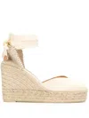 Castaã±er 120mm Chiara Espadrilles In Beige