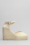 Castaã±er Wedge Clarified In Beige