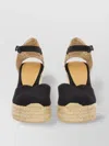 Castaã±er Tina Open Heel Peep Toe Wedge Espadrille