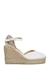 Castaã±er Castañer Chiarita Wedges In Pink