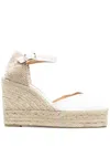 Castaã±er Chiarita Wedge-heel Espadrilles In White