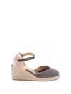 Castaã±er Chiarita Espadrille By Castaner In Gray