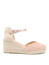 Castaã±er Chiarita Espadrille In Nude & Neutrals