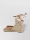 Castaã±er Closed Toe High Wedge Espadrilles