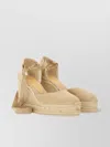 Castaã±er Closed Toe Wedge Espadrille With Textured Sole