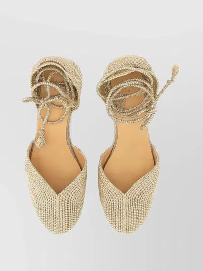 CASTAÃ±ER CORA CLOSED TOE WEDGE ESPADRILLES