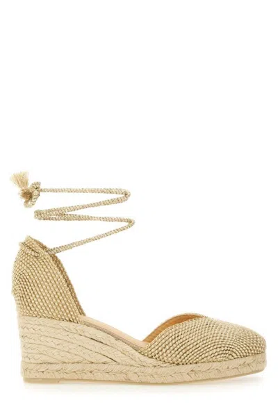 Castaã±er Castañer Espadrille Cora Wedge Pumps In Beige