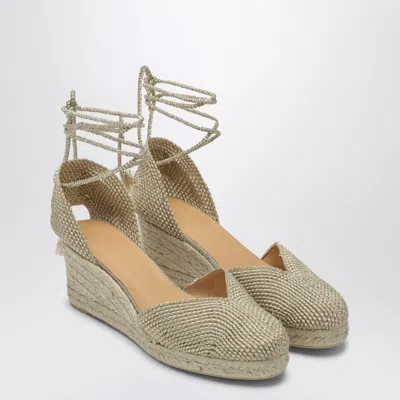 CASTAÃ±ER CASTAÑER CORA ESPADRILLES IN NATURAL COLOR