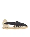 Castaã±er Norman Ribbon-woven Canvas Espadrilles In Nude