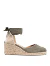 Castaã±er Carina Espadrille In Green