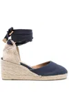 CASTAÃ±ER DARK BLUE CARINA WEDGES