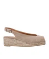 Castaã±er Dosalia Espadrilles Closed On The Side And With Rounded Toe In Nude