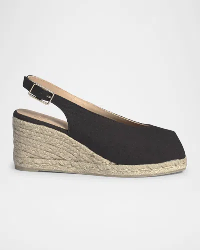 CASTAÃ±ER DOSALIA CANVAS SLINGBACK ESPADRILLES