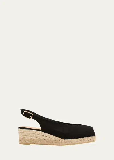 CASTAÃ±ER DOSALIA CANVAS WEDGE ESPADRILLES