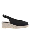 Castaã±er Castañer Dosalia Slingback Wedge Espradilles In Black