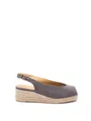 Castaã±er `dosalia/3/002` Wedge Espadrilles In Gray